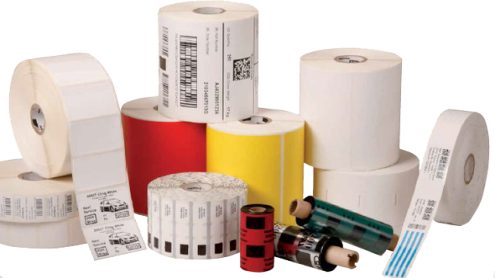 Thermal transfer ribbons labels and inks